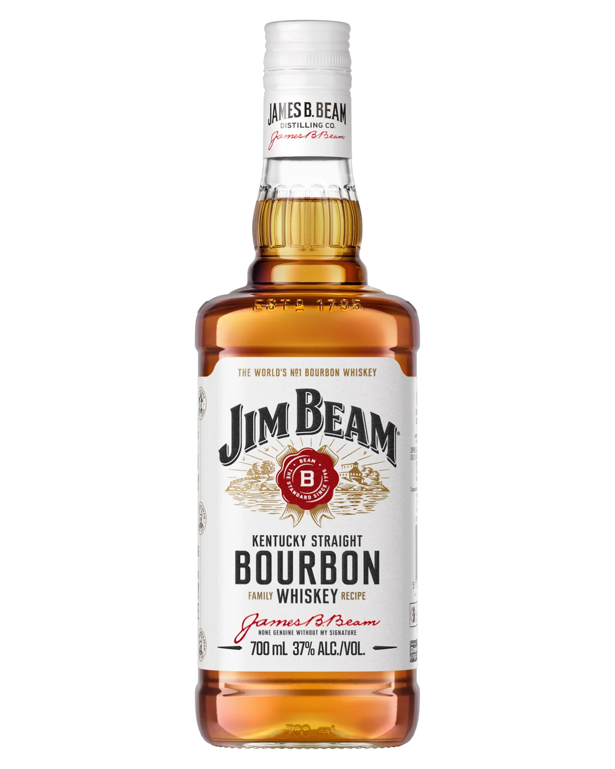 Jim Beam White Label Kentucky Straight Bourbon 700 ml
