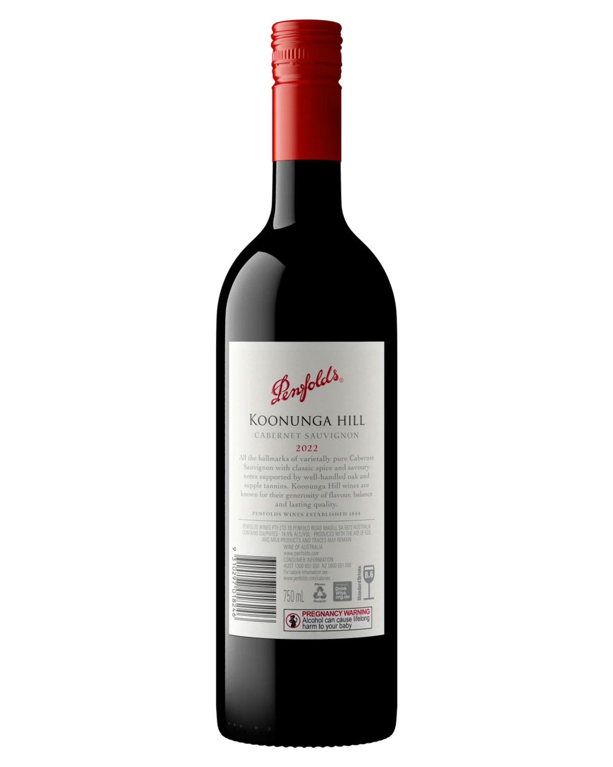 Penfolds Koonunga Hill Cabernet Sauvignon, image 2