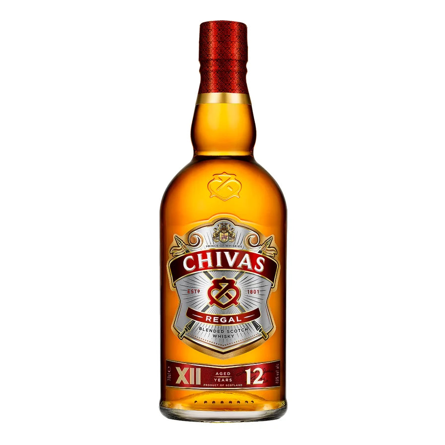 Chivas Regal 12 Year Old Blended Scotch Whisky, 700mL