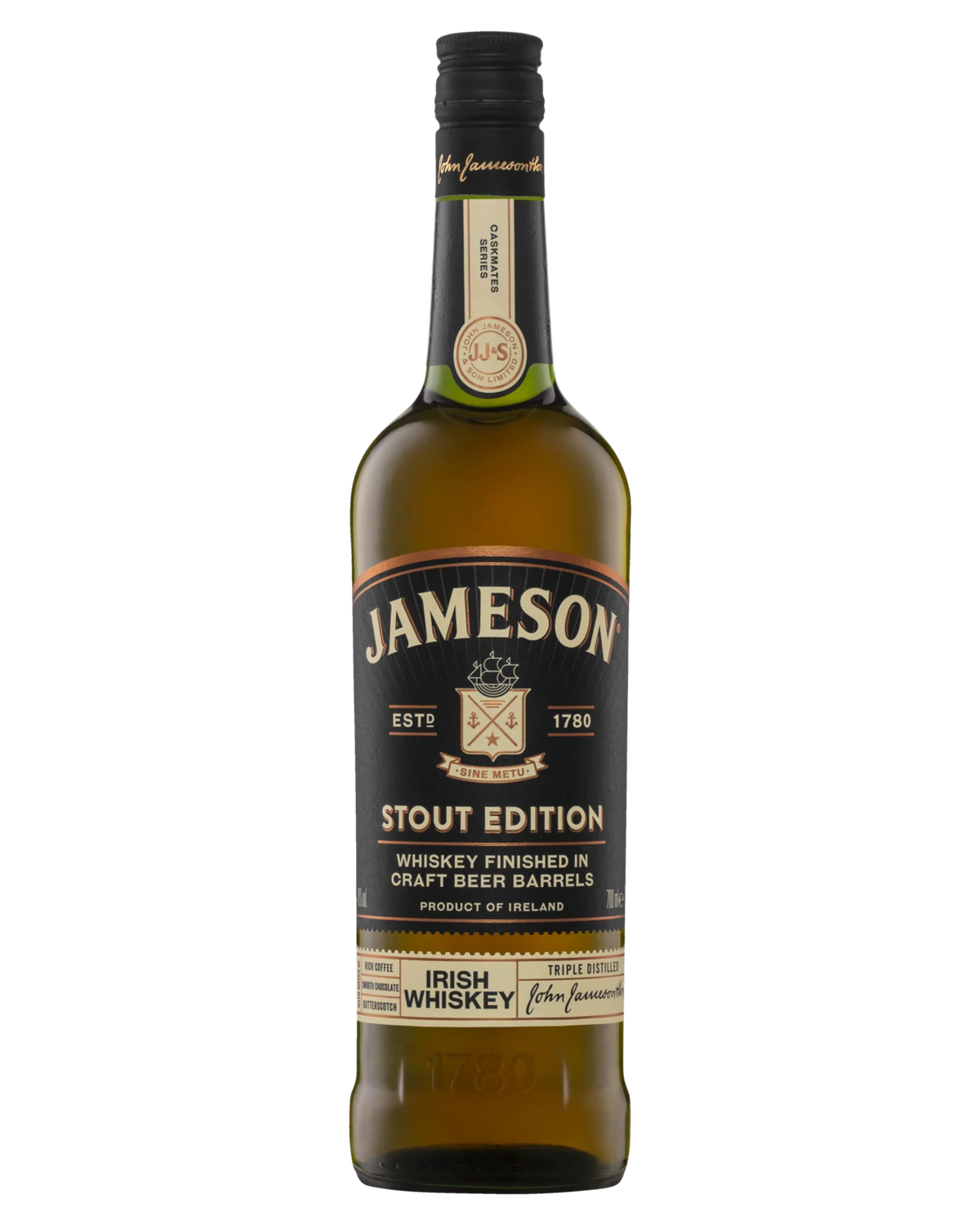 Jameson Stout Edition Irish Whiskey, 700mL