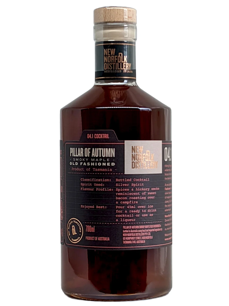 Many Worlds Pillar of Autumn Smoky Maple, 700mL