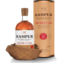 Rampur Double Cask Indian Single Malt Whisky, 700mL