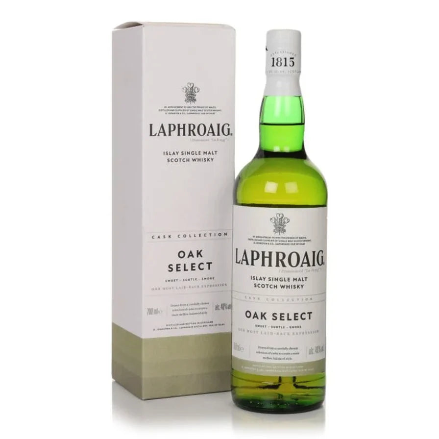 Laphroaig Oak Select Single Malt Whisky, 700mL