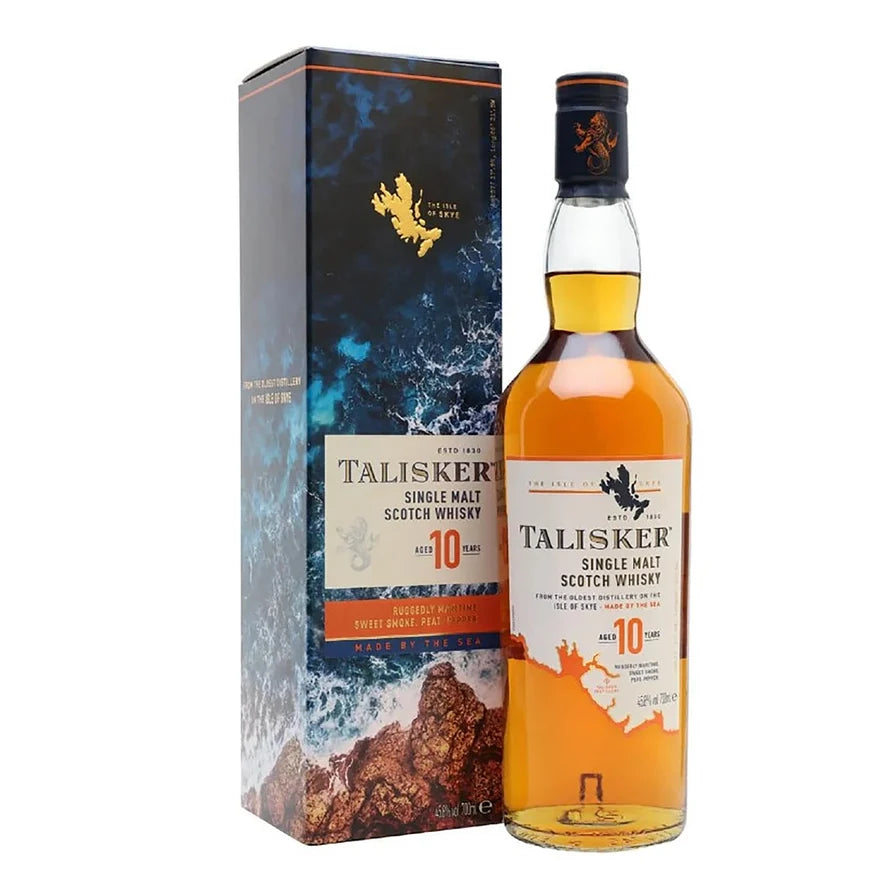 Talisker 10 Year Old Single Malt Whisky, 700mL